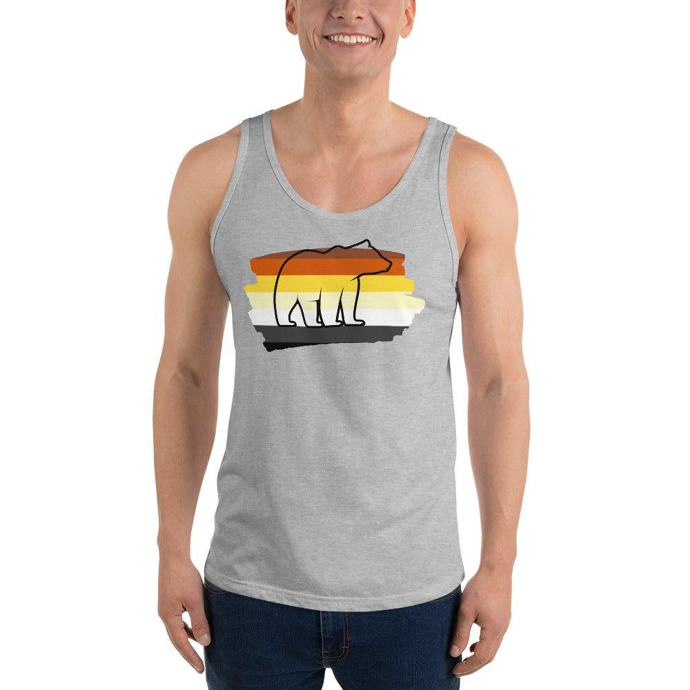 Gay Bear Silhouette Tank Top - Tank Top - Free 2 B