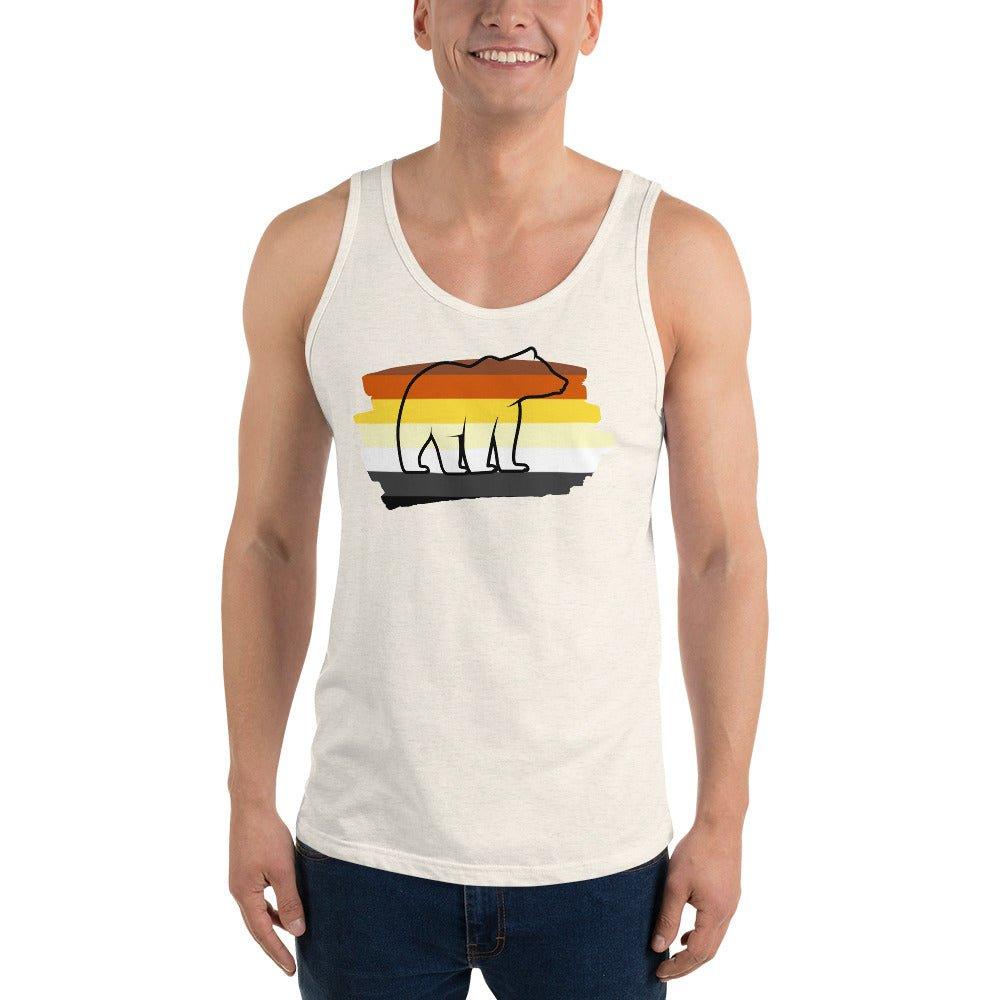 Gay Bear Silhouette Tank Top - Tank Top - Free 2 B