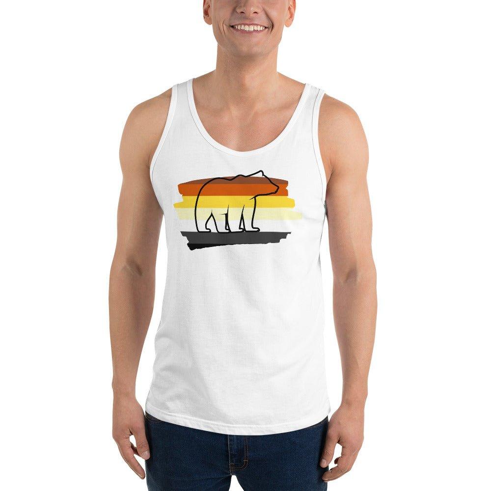 Gay Bear Silhouette Tank Top - Tank Top - Free 2 B