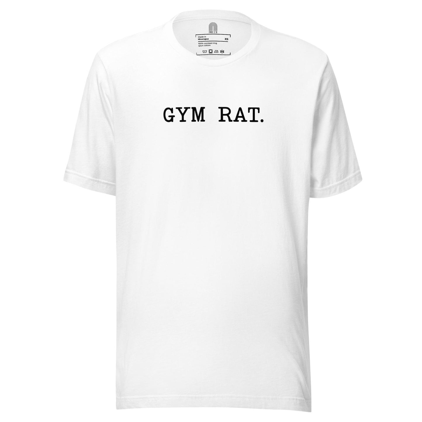 Gay Gym Rat T-Shirt - T Shirt - Free 2 B