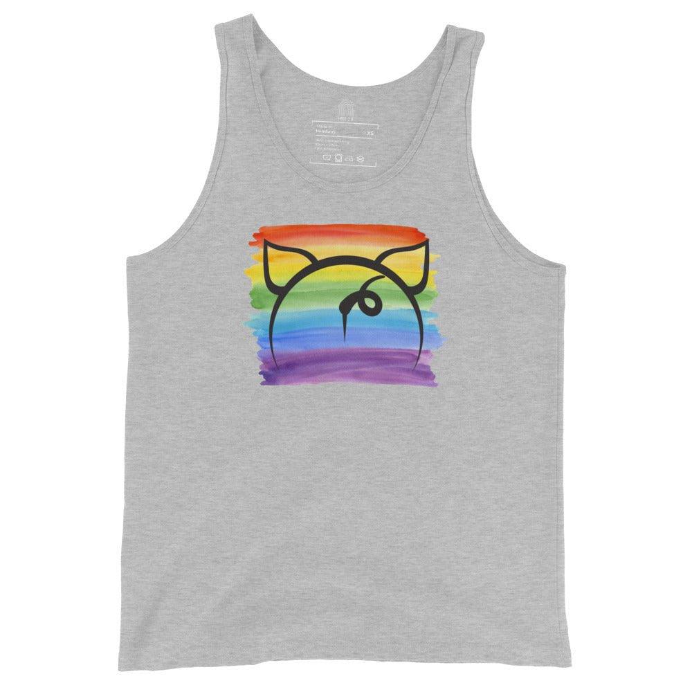 Gay Pig Butt Tank Top - Tank Top - Free 2 B