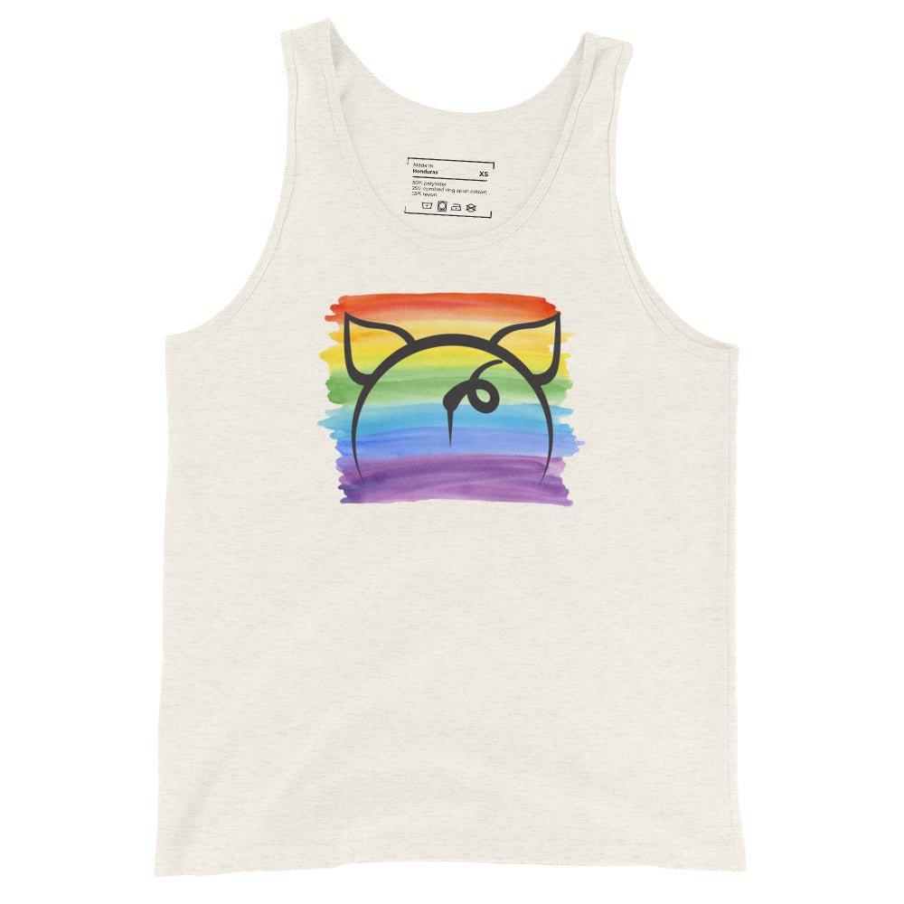 Gay Pig Butt Tank Top - Tank Top - Free 2 B