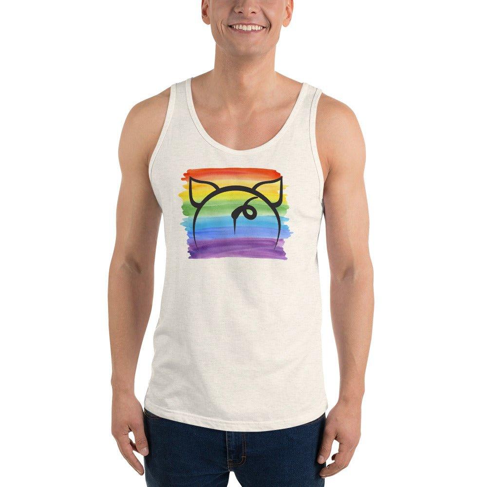 Gay Pig Butt Tank Top - Tank Top - Free 2 B