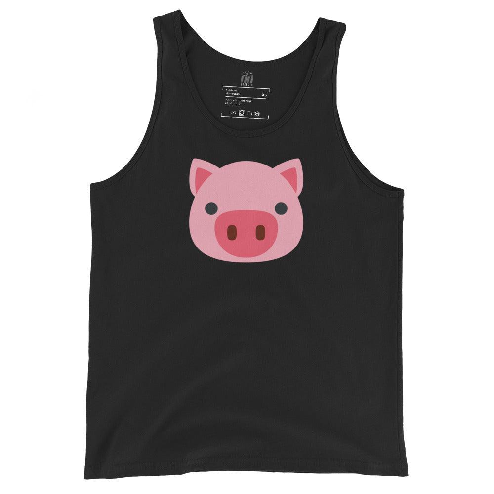 Gay Pig Face Tank Top - Tank Top - Free 2 B