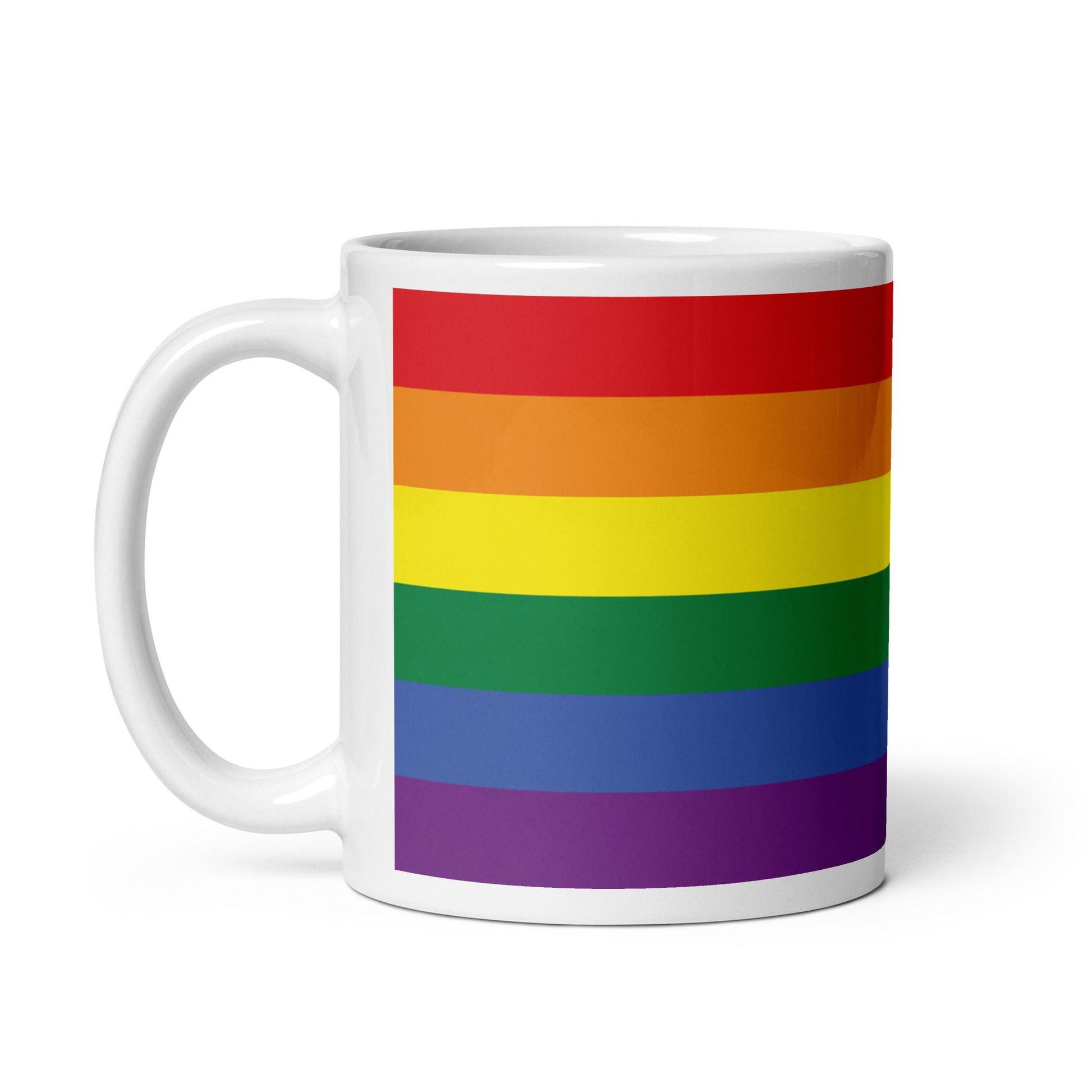 Gay Pride Flag Mug - Mug - Free 2 B