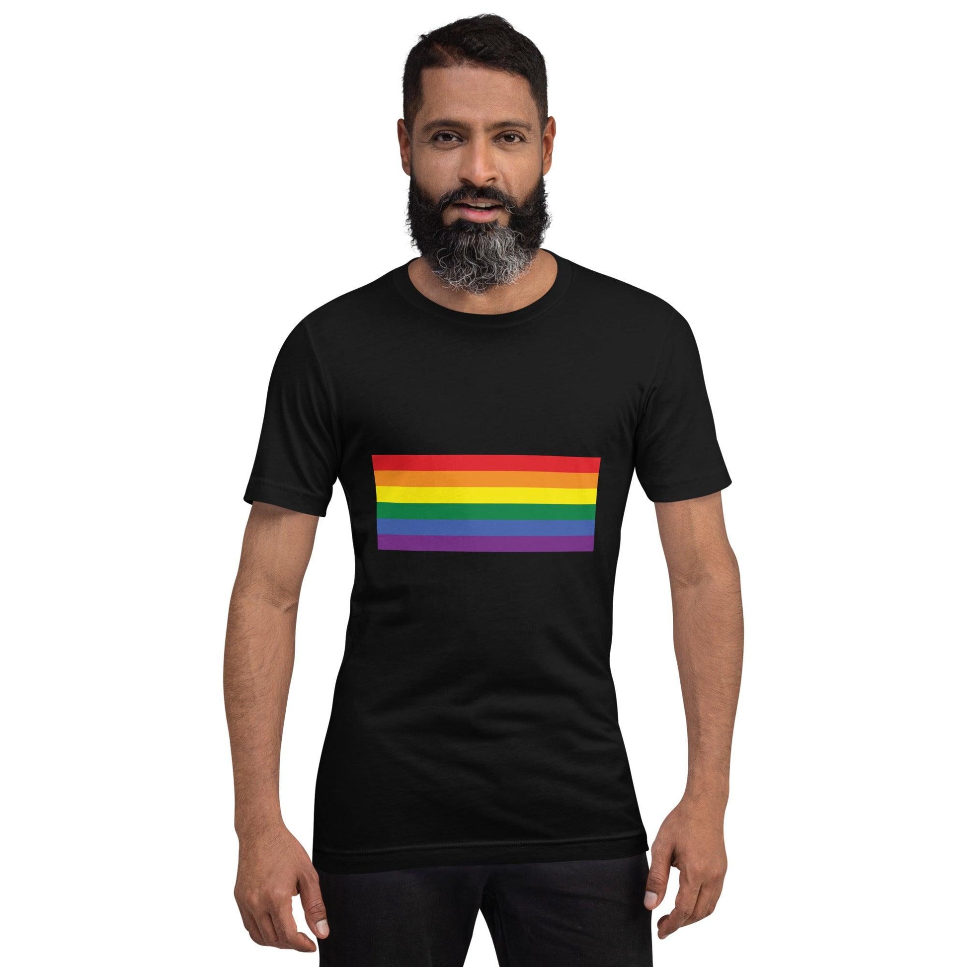 Gay Pride Flag T-Shirt - T Shirt - Free 2 B