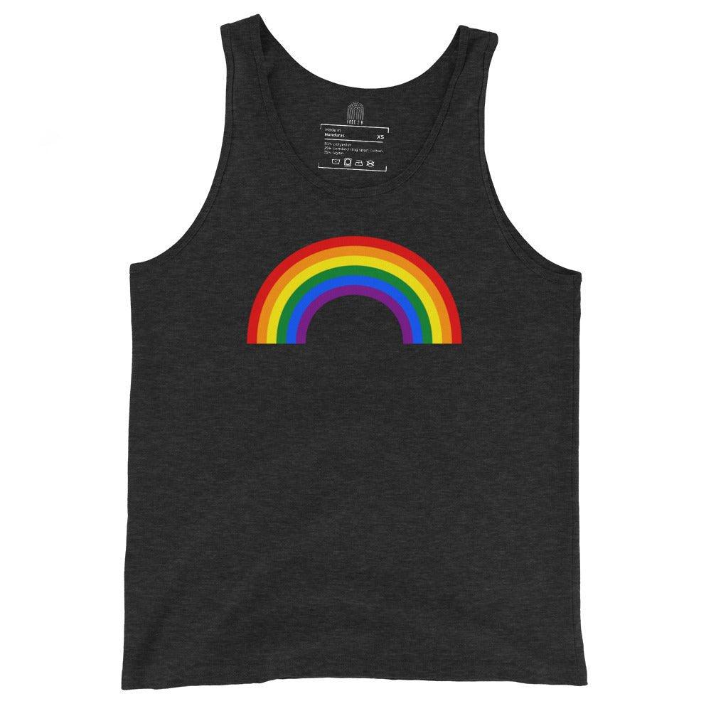 Gay Pride Rainbow Tank Top - Tank Top - Free 2 B