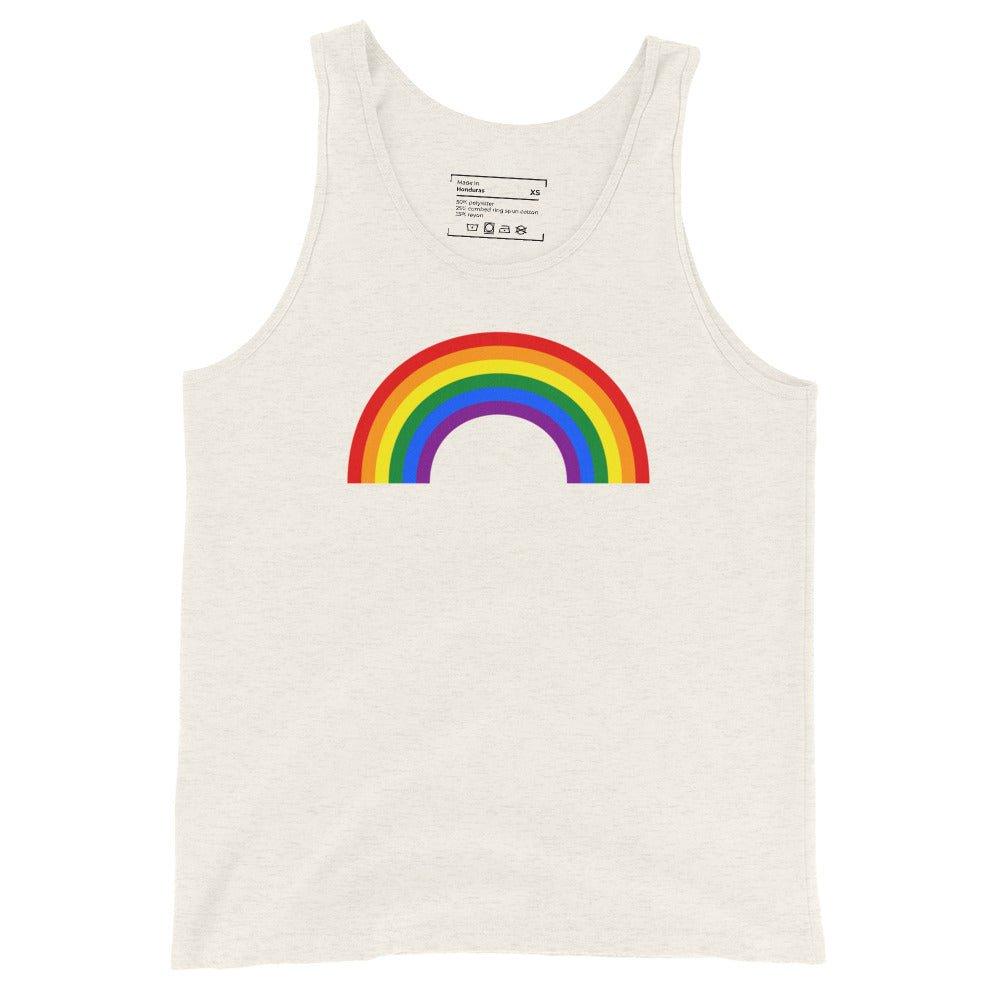 Gay Pride Rainbow Tank Top - Tank Top - Free 2 B