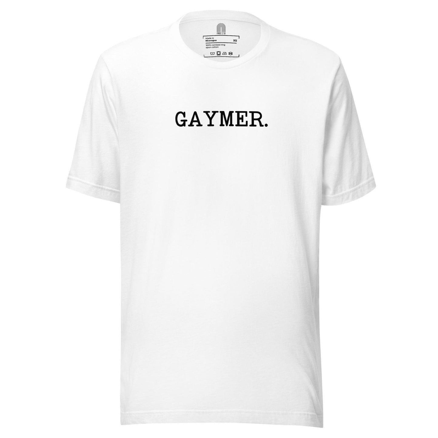 Gaymer T-Shirt - T Shirt - Free 2 B