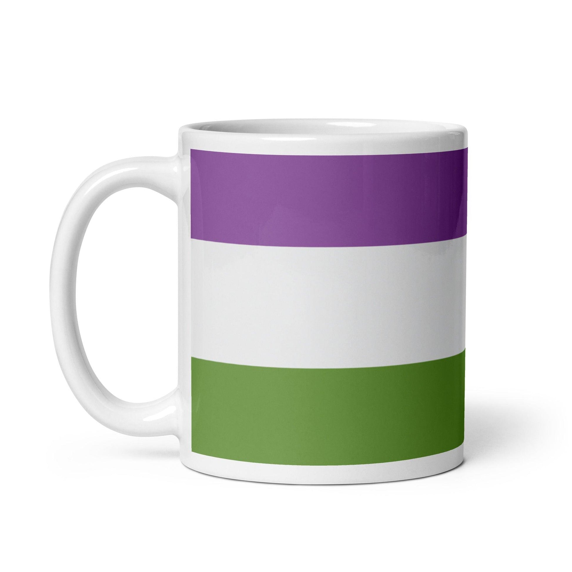 Genderqueer Flag Mug - Mug - Free 2 B