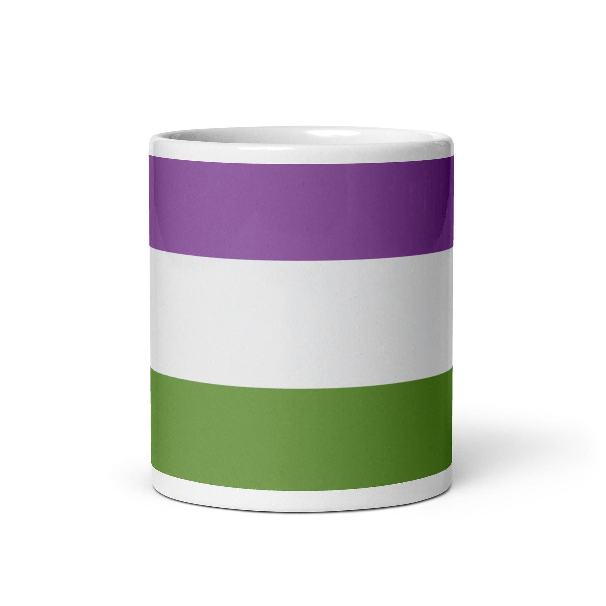 Genderqueer Flag Mug - Mug - Free 2 B