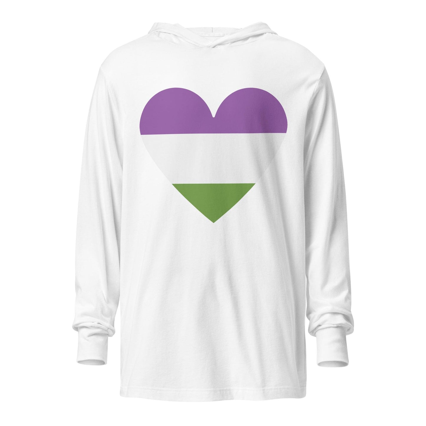 Genderqueer Heart Long Sleeve Shirt - Long Sleeve Shirt - Free 2 B