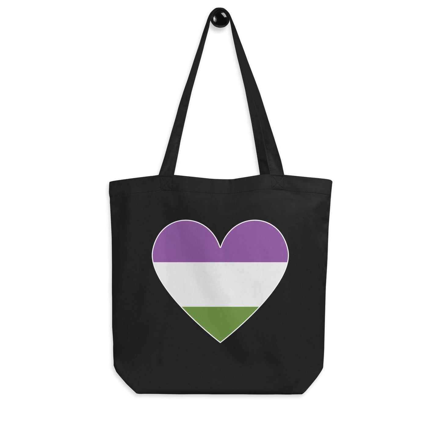 Genderqueer Heart Tote Bag - Tote Bag - Free 2 B