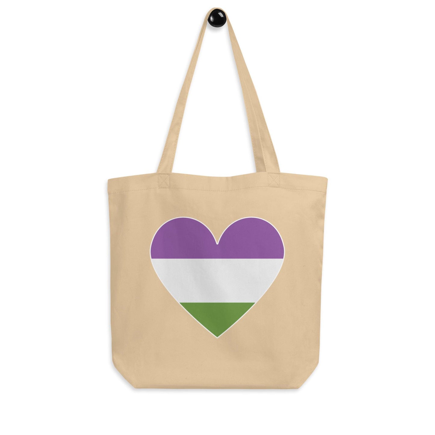 Genderqueer Heart Tote Bag - Tote Bag - Free 2 B