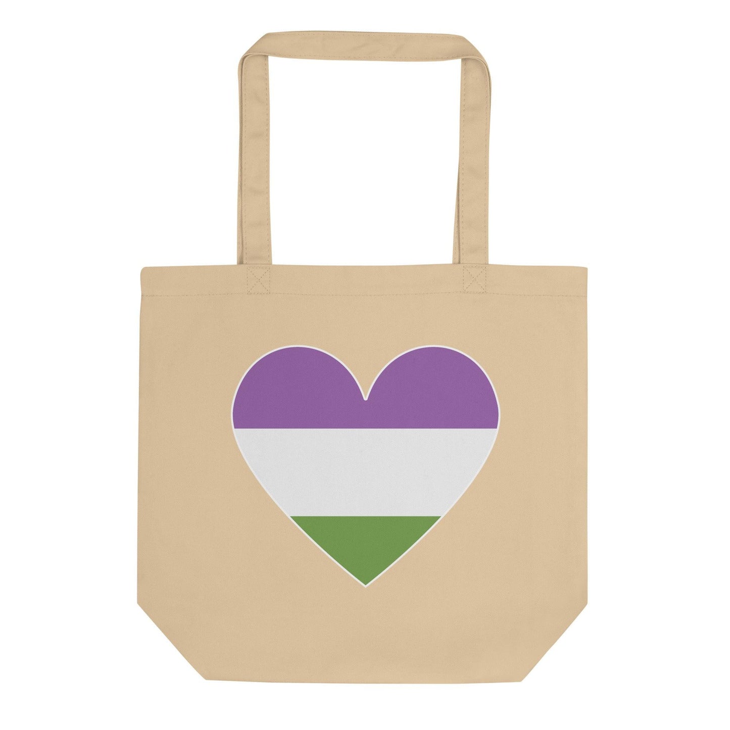 Genderqueer Heart Tote Bag - Tote Bag - Free 2 B