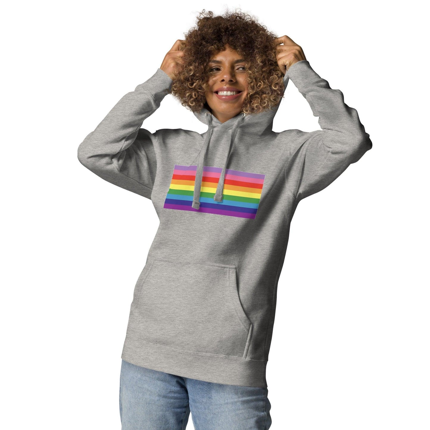 Gilbert Baker Flag Hoodie - Hoodie - Free 2 B