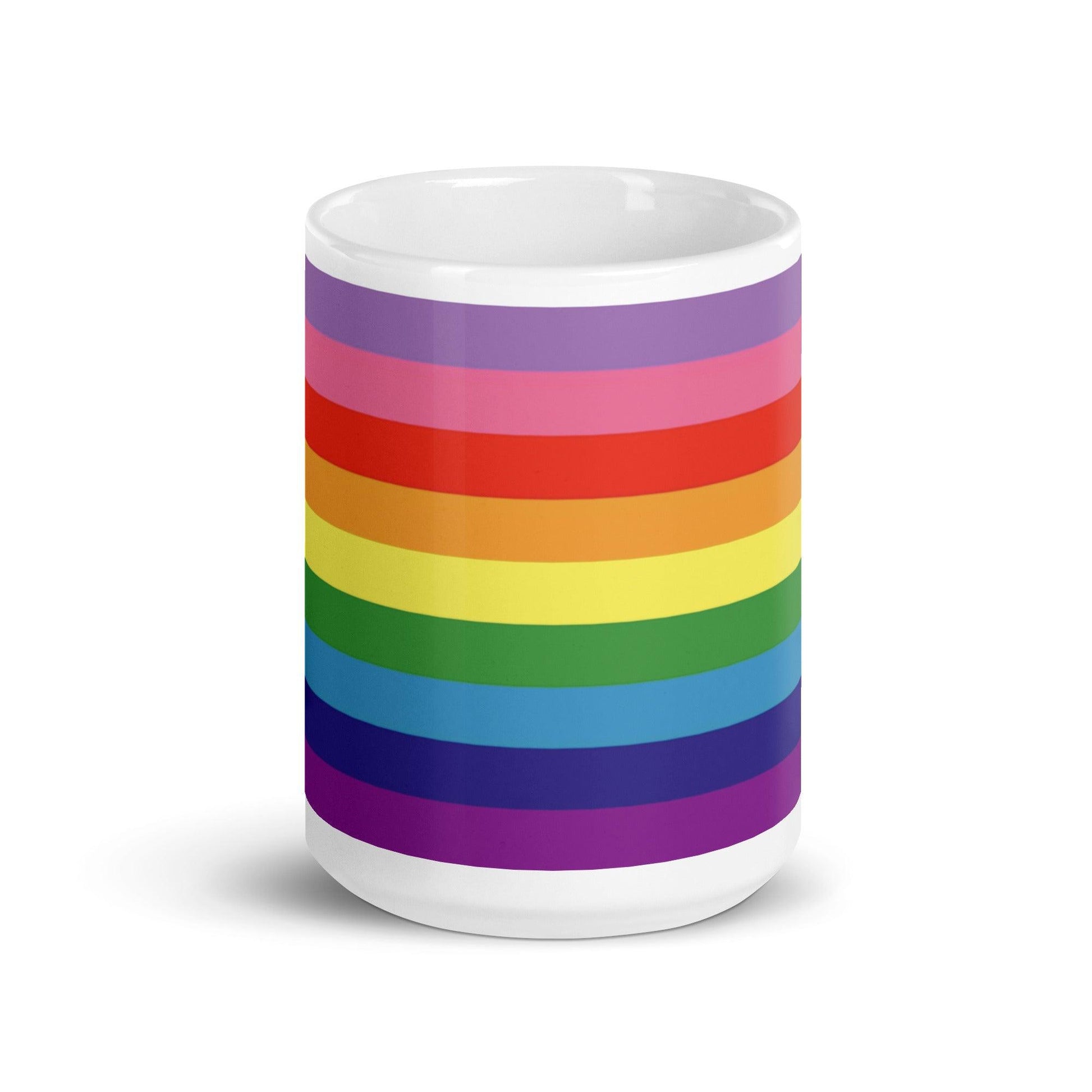 Gilbert Baker Flag Mug - Mug - Free 2 B