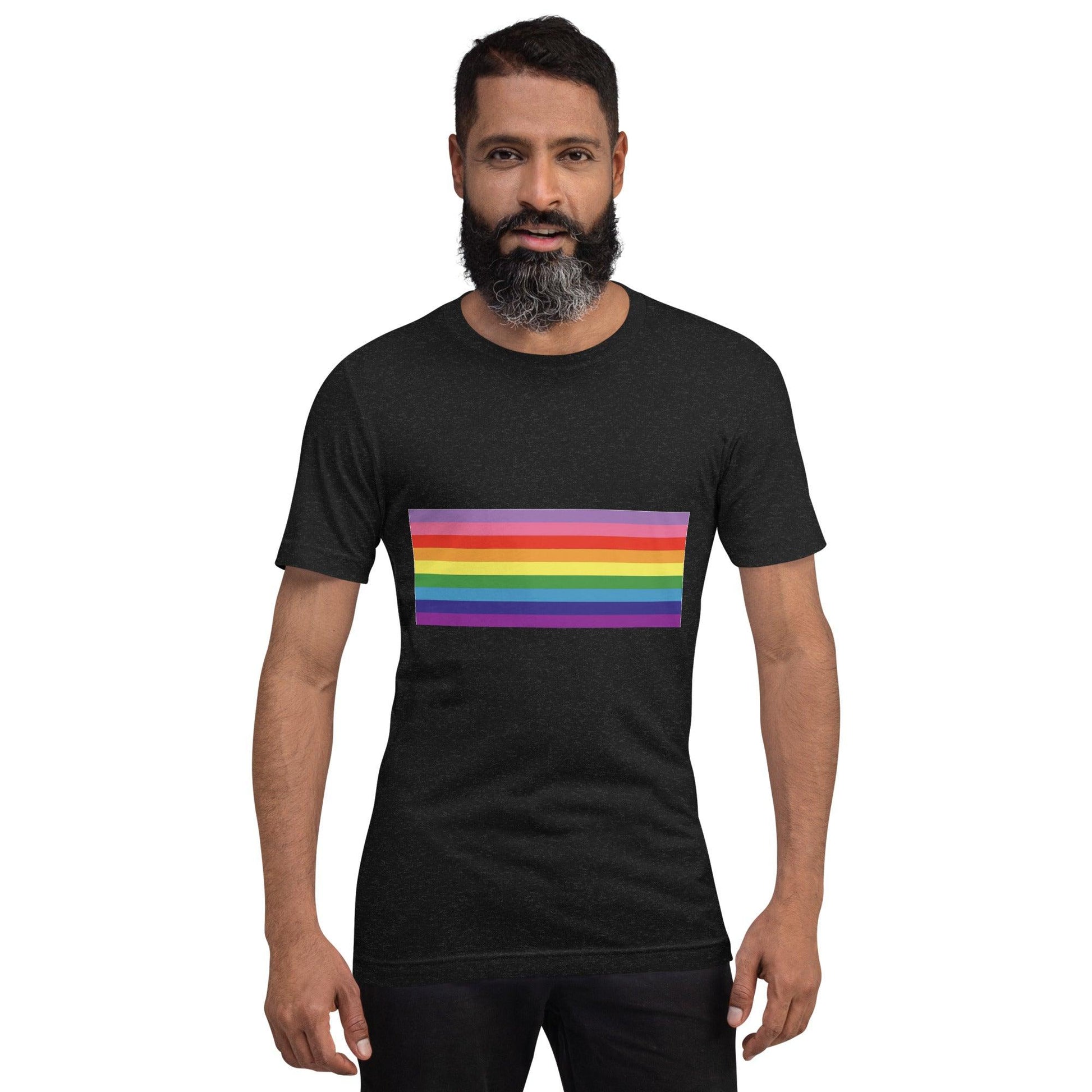 Gilbert Baker Flag T-Shirt - T Shirt - Free 2 B