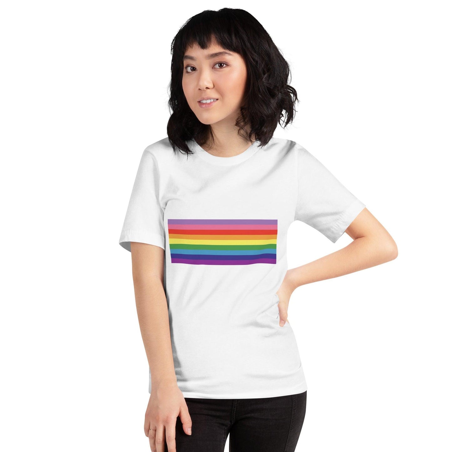 Gilbert Baker Flag T-Shirt - T Shirt - Free 2 B