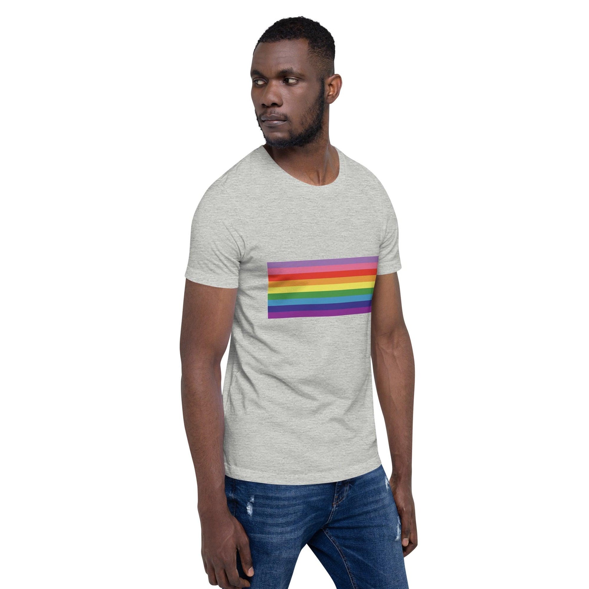 Gilbert Baker Flag T-Shirt - T Shirt - Free 2 B