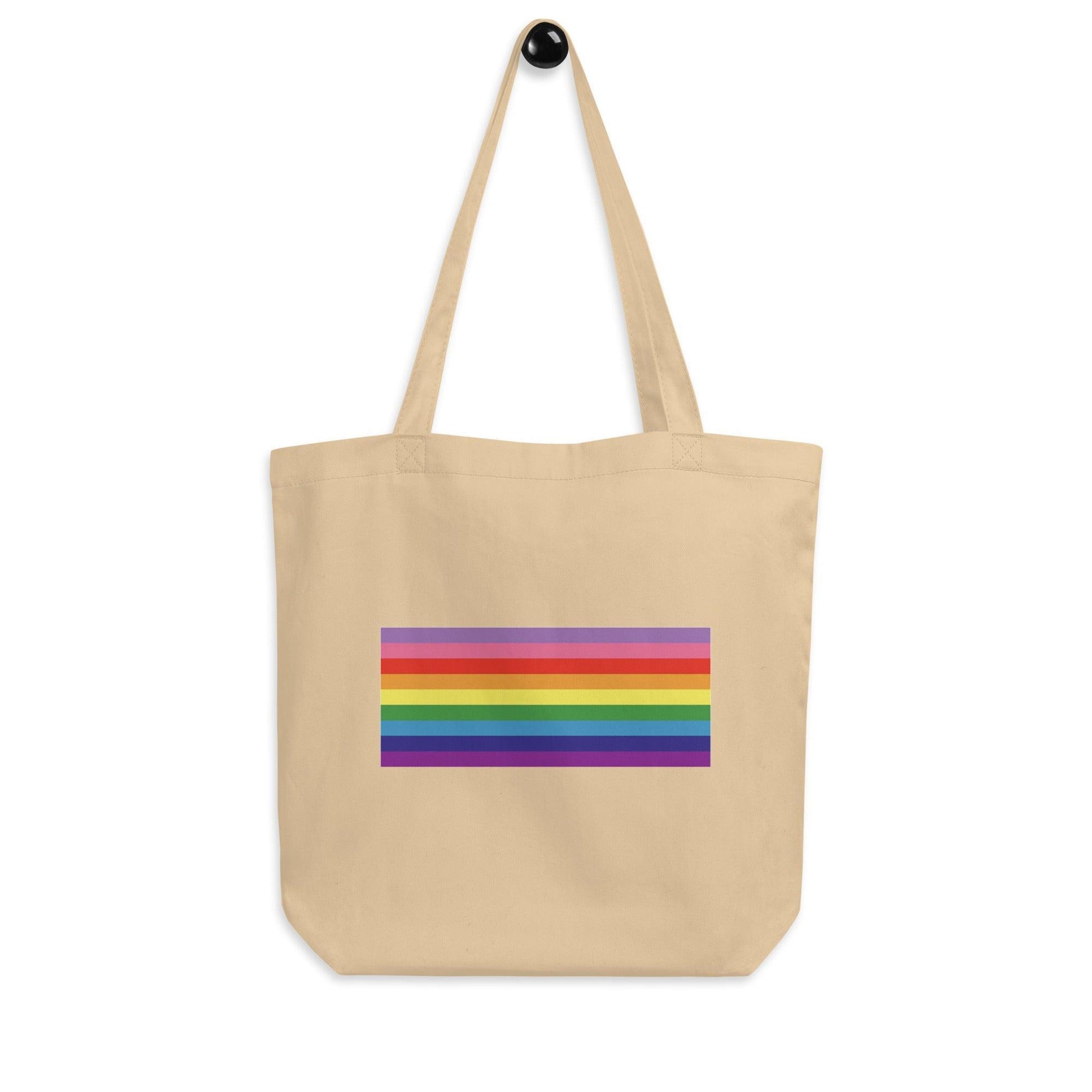 Gilbert Baker Flag Tote Bag - Tote Bag - Free 2 B