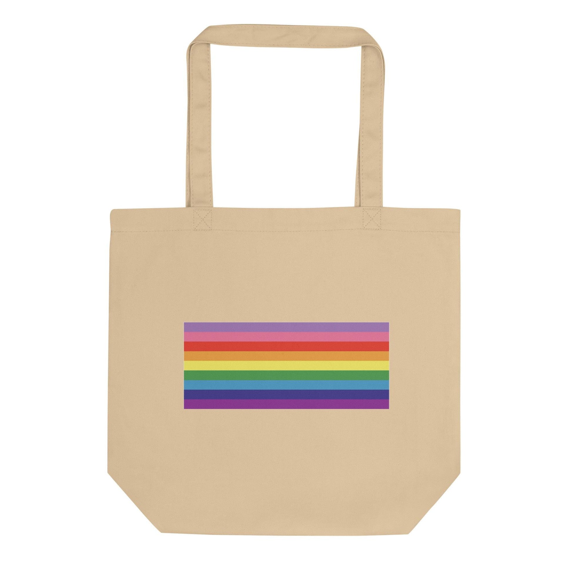 Gilbert Baker Flag Tote Bag - Tote Bag - Free 2 B