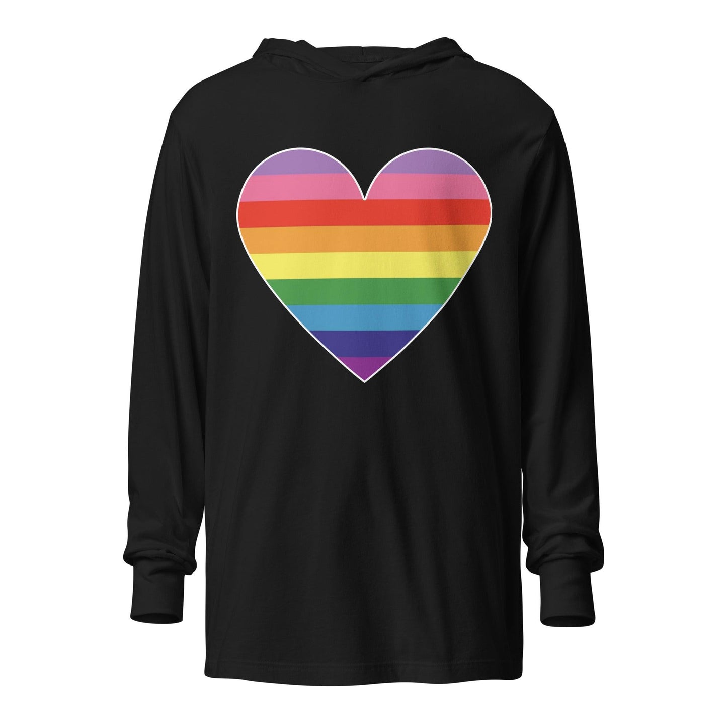 Gilbert Baker Heart Long Sleeve Shirt - Long Sleeve Shirt - Free 2 B