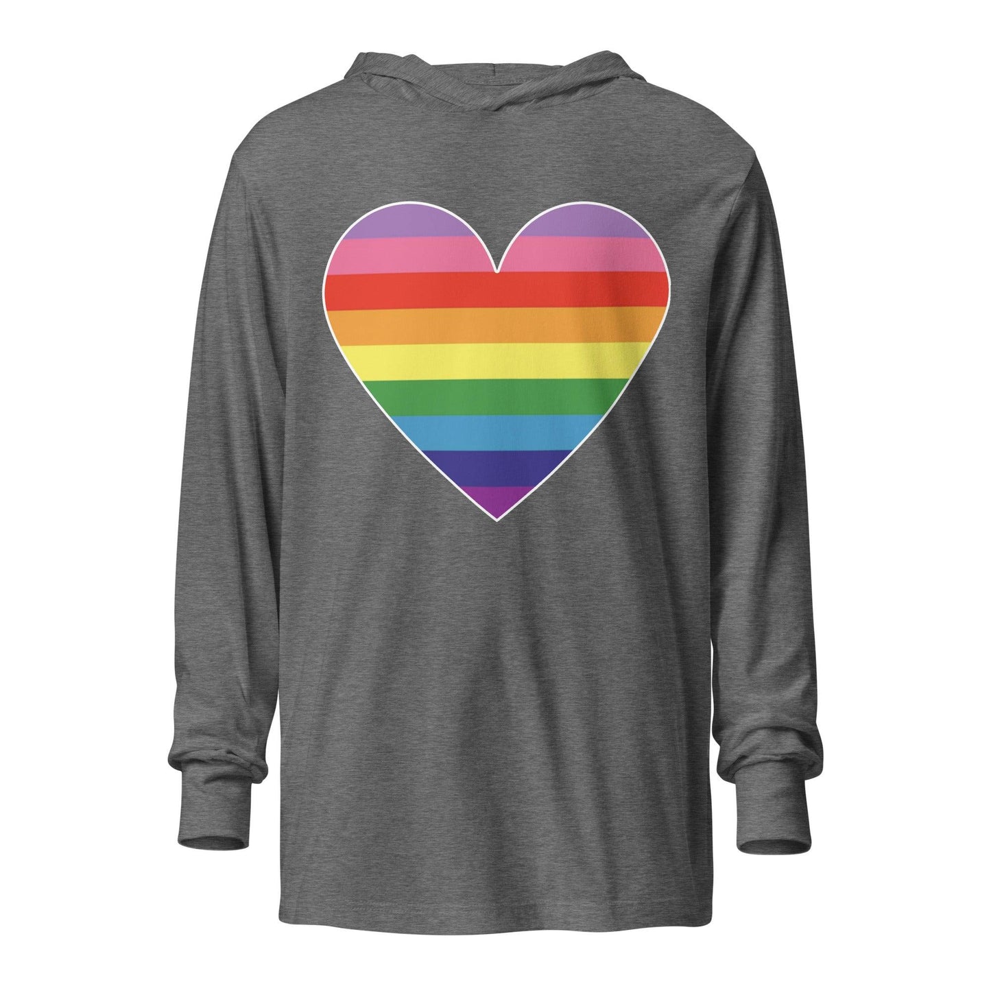 Gilbert Baker Heart Long Sleeve Shirt - Long Sleeve Shirt - Free 2 B