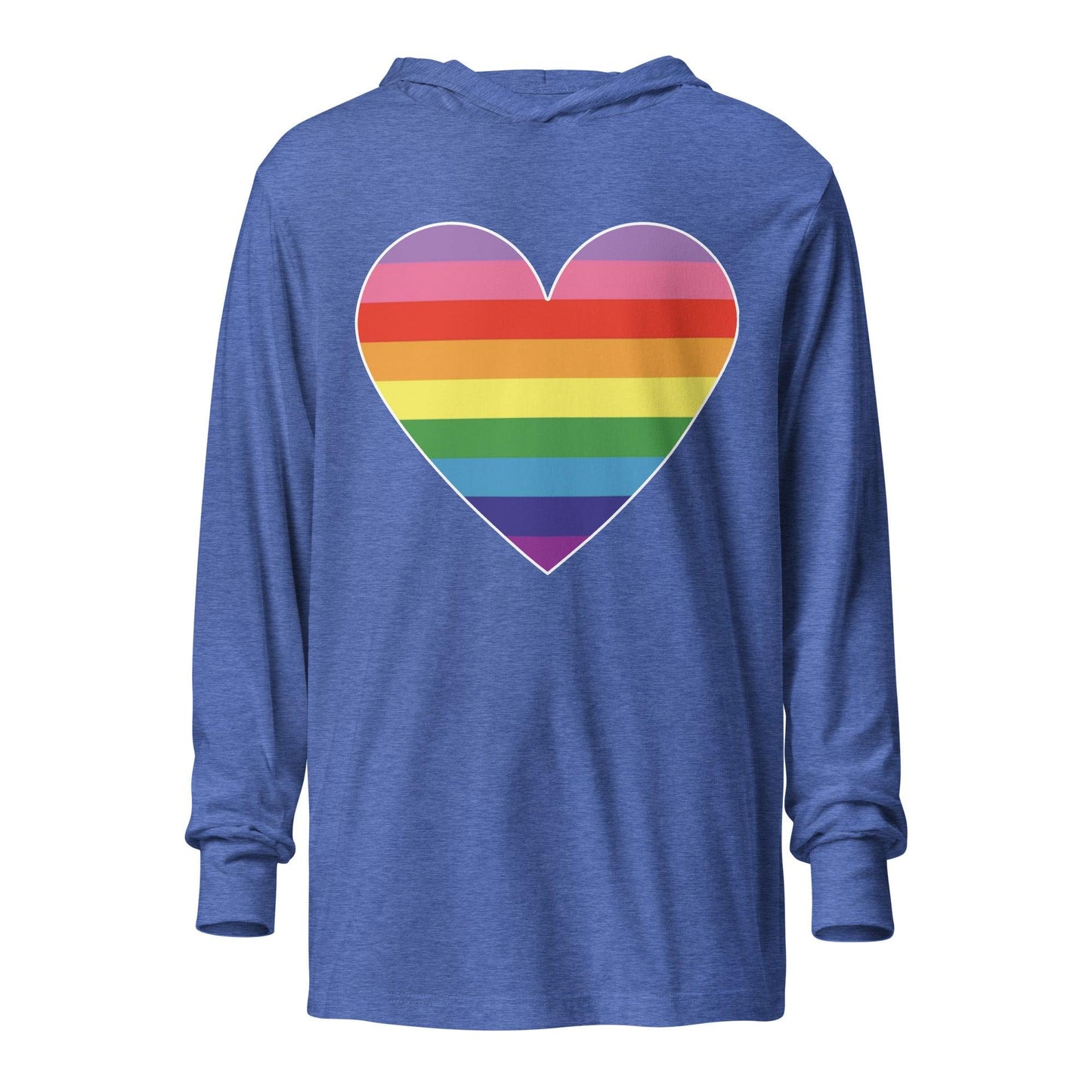 Gilbert Baker Heart Long Sleeve Shirt - Long Sleeve Shirt - Free 2 B