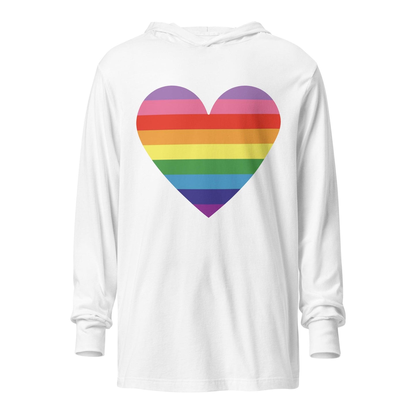 Gilbert Baker Heart Long Sleeve Shirt - Long Sleeve Shirt - Free 2 B