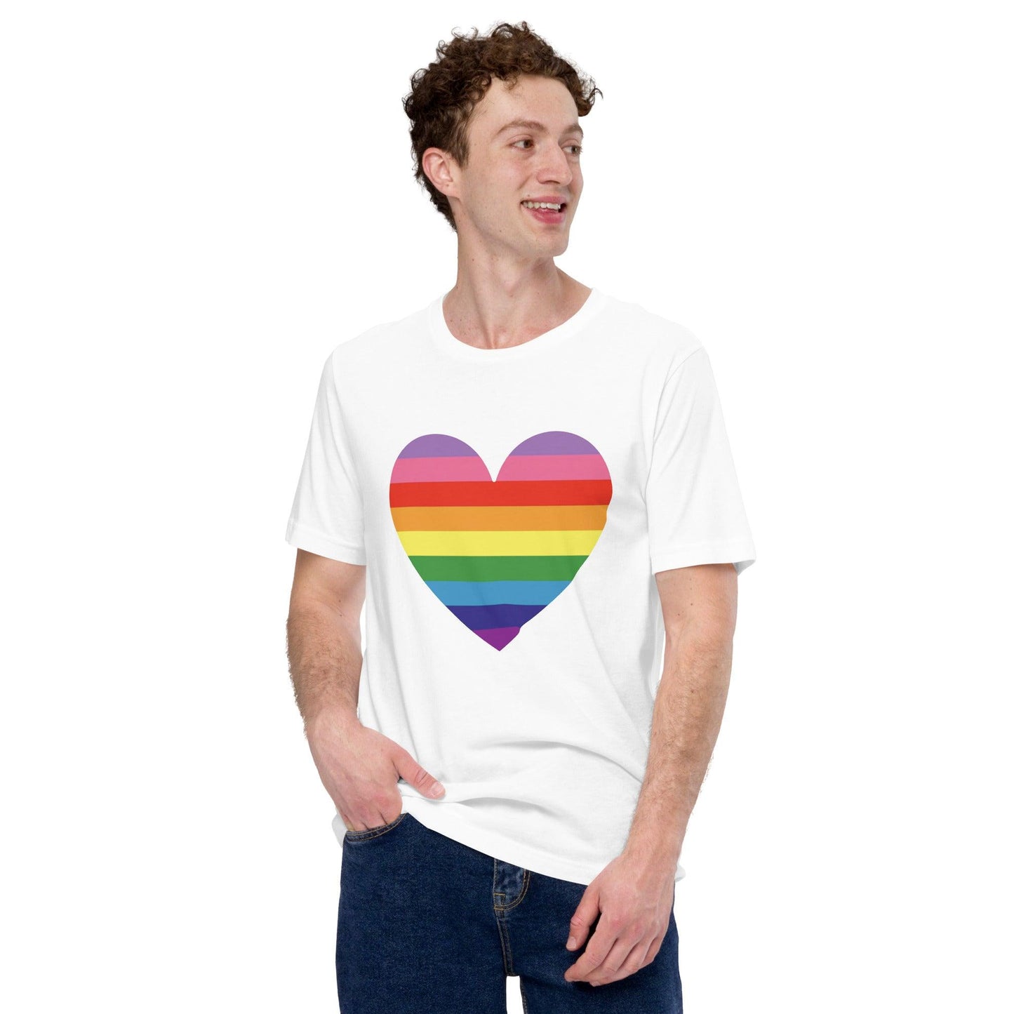 Gilbert Baker Heart T-Shirt - T Shirt - Free 2 B