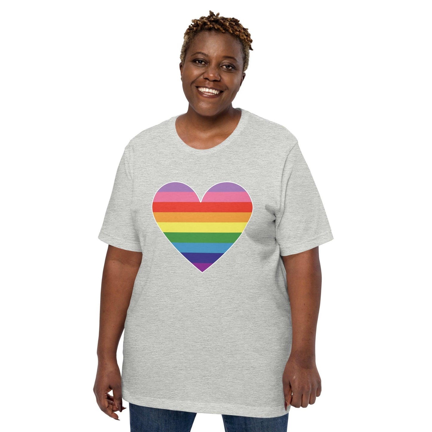 Gilbert Baker Heart T-Shirt - T Shirt - Free 2 B