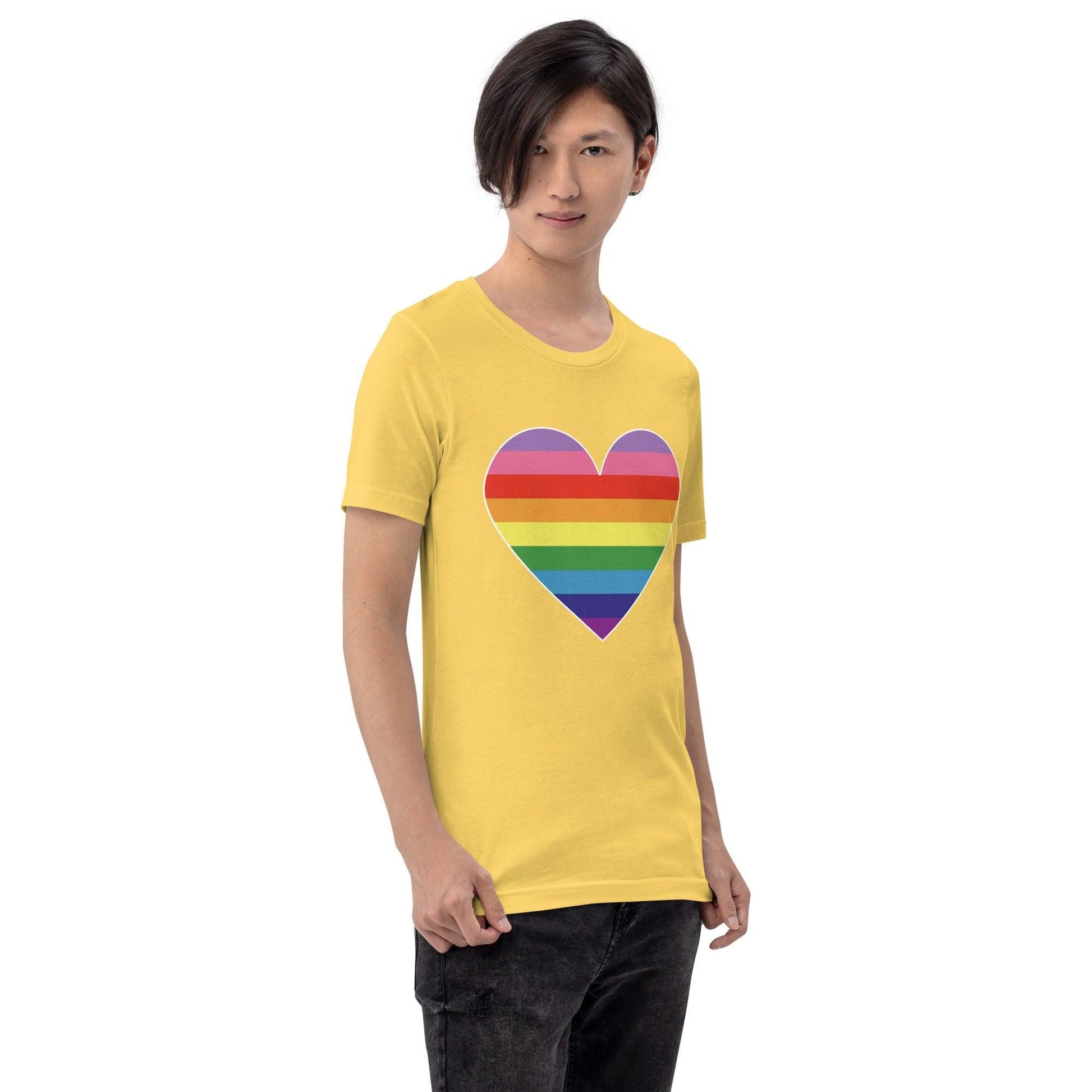 Gilbert Baker Heart T-Shirt - T Shirt - Free 2 B