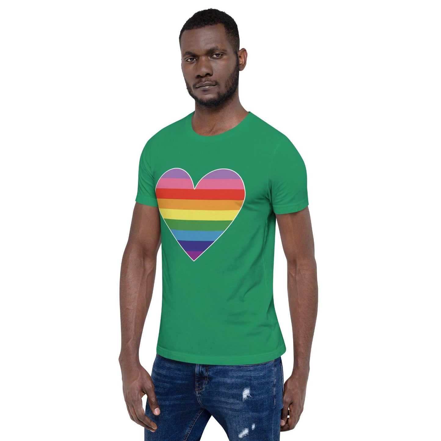 Gilbert Baker Heart T-Shirt - T Shirt - Free 2 B