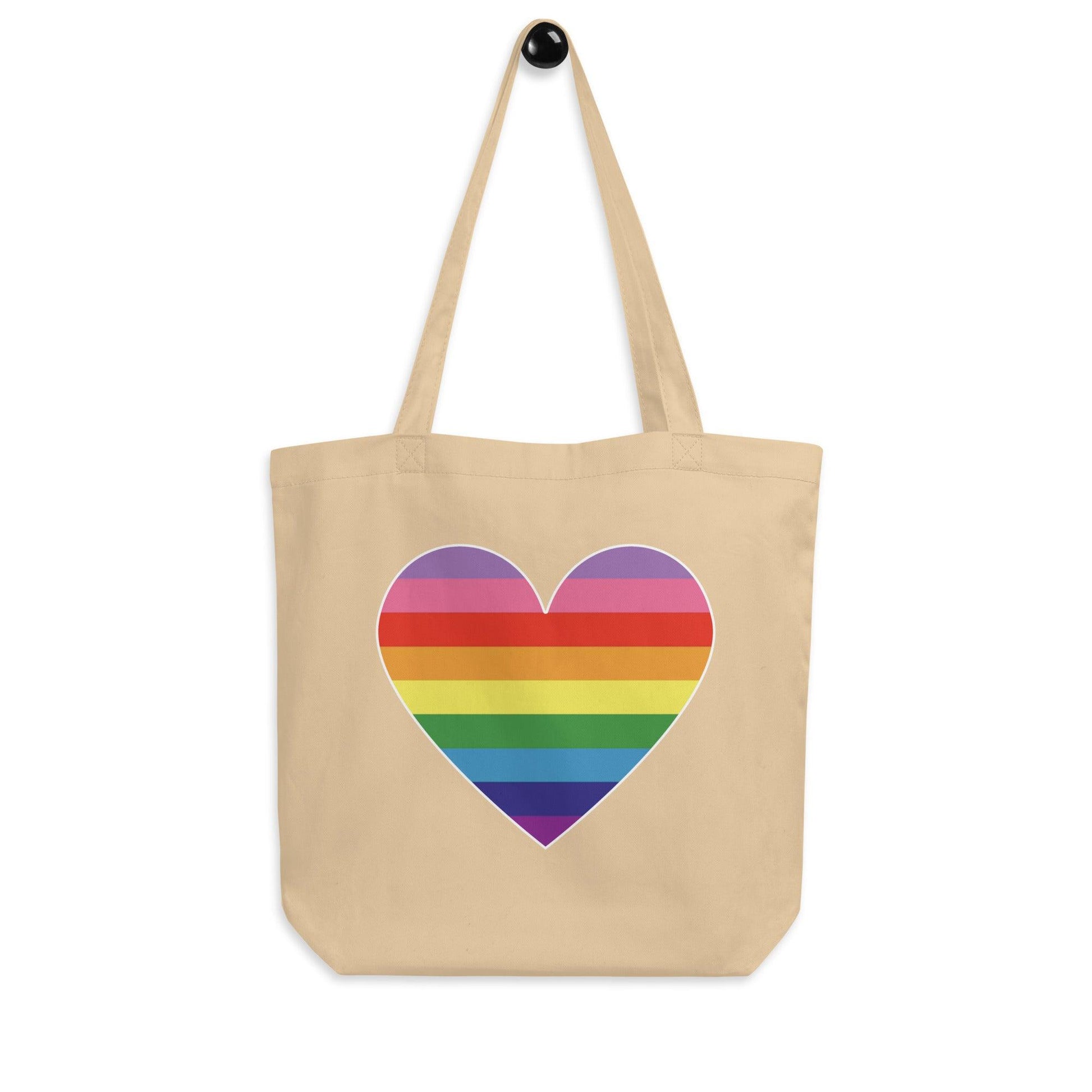 Gilbert Baker Heart Tote Bag - Tote Bag - Free 2 B