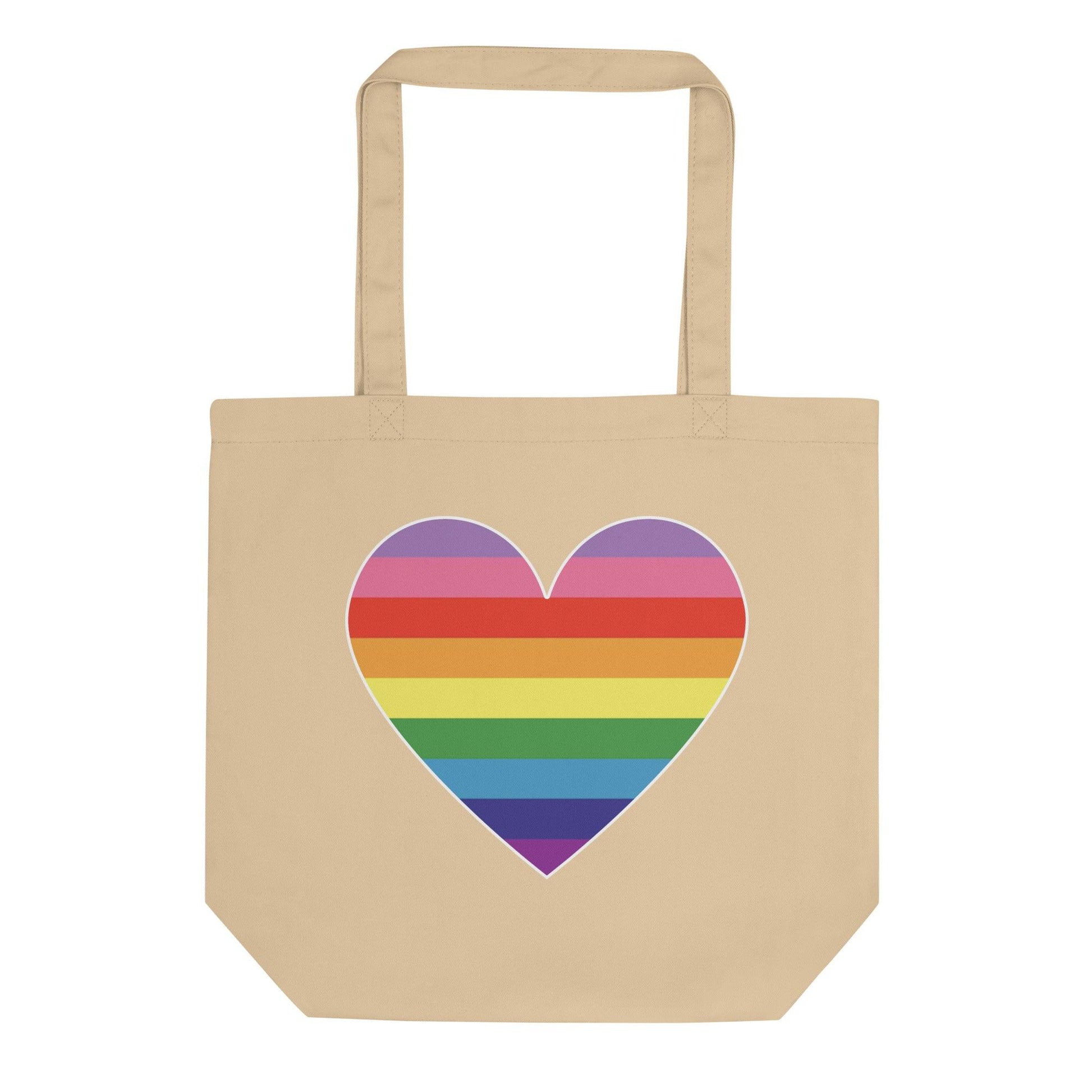 Gilbert Baker Heart Tote Bag - Tote Bag - Free 2 B