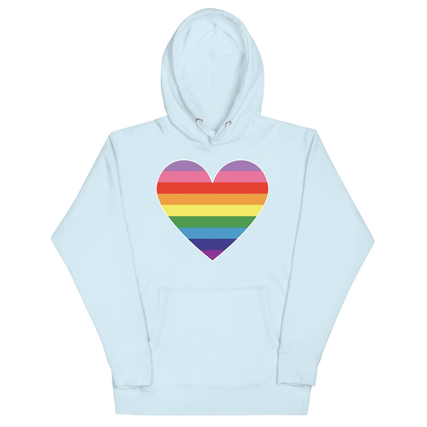 Gilbert Baker's Heart Hoodie - Hoodie - Free 2 B