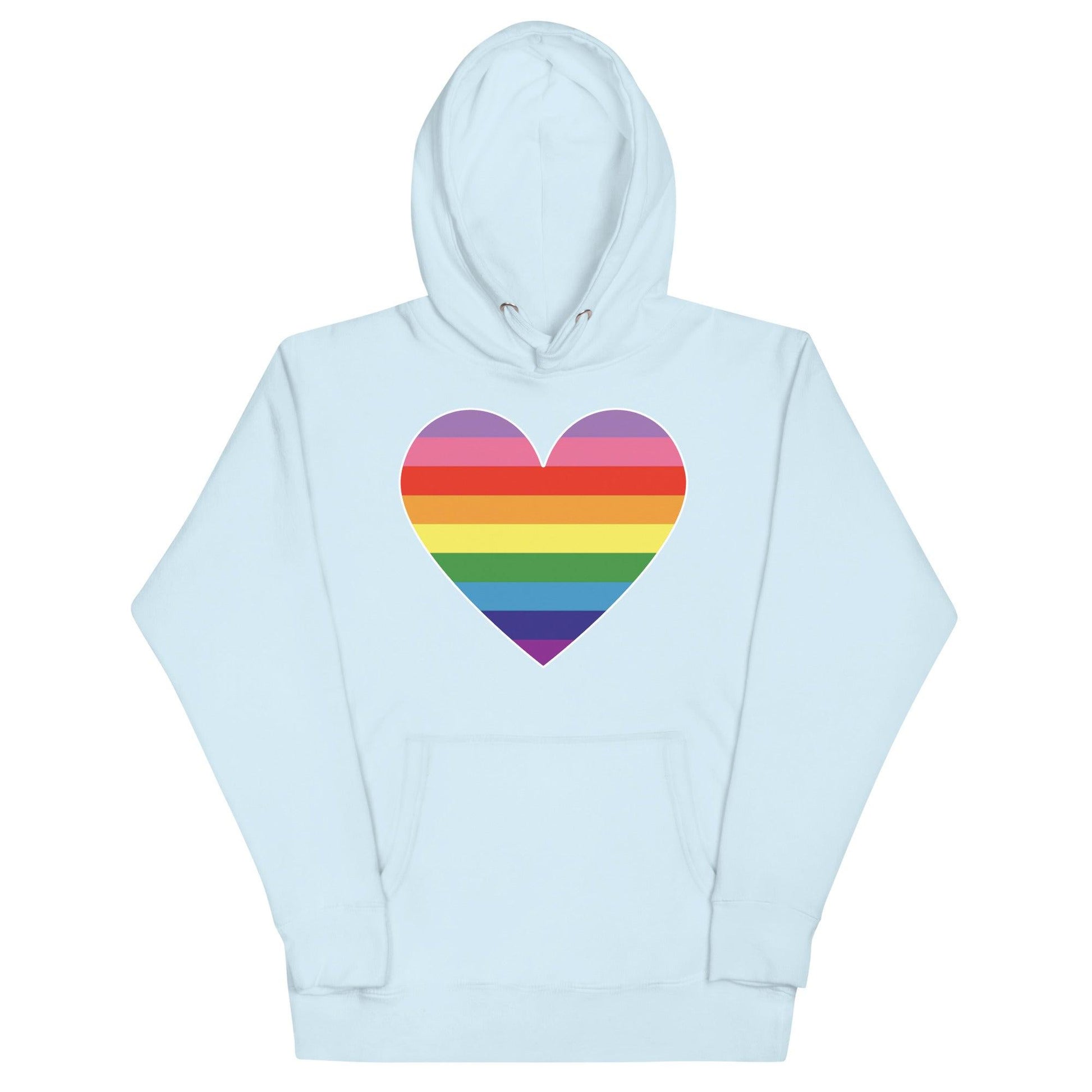 Gilbert Baker's Heart Hoodie - Hoodie - Free 2 B