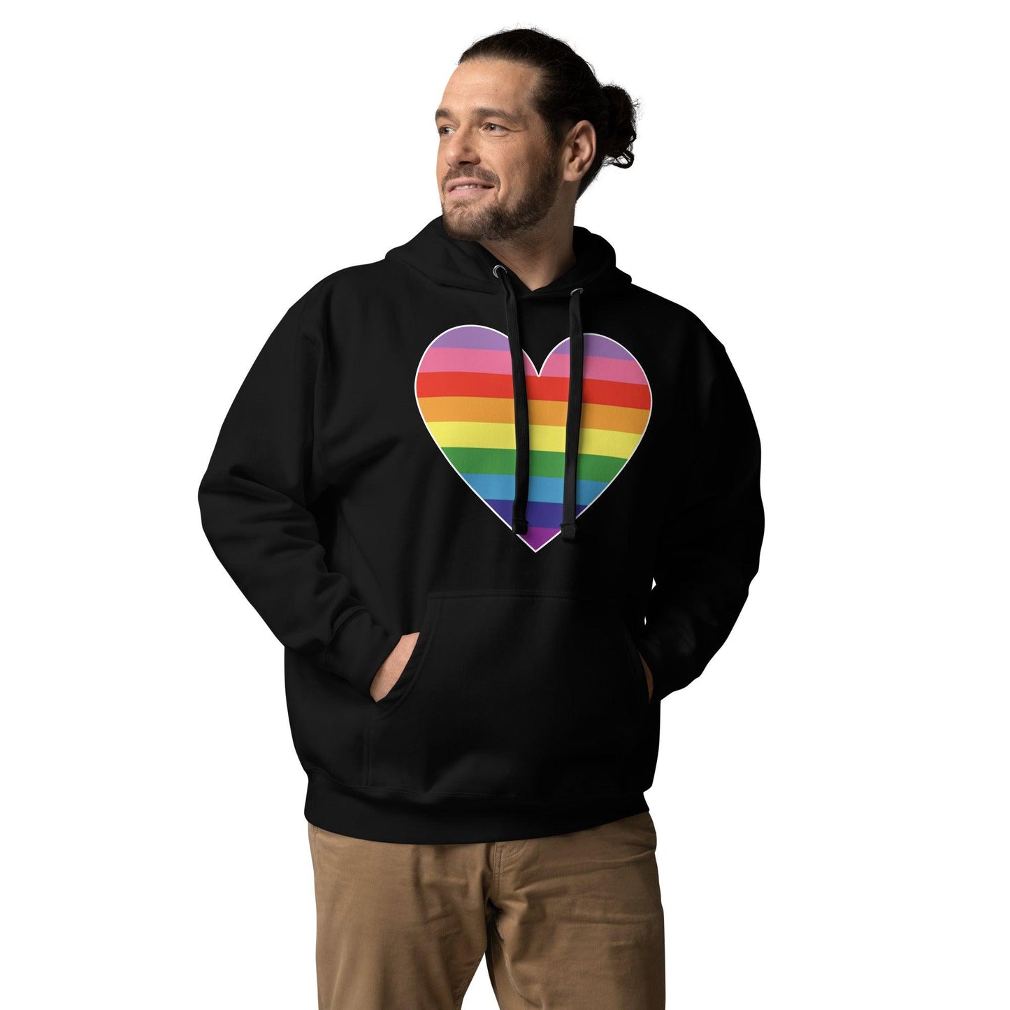 Gilbert Baker's Heart Hoodie - Hoodie - Free 2 B