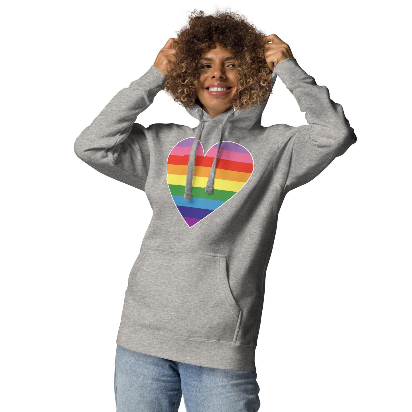 Gilbert Baker's Heart Hoodie - Hoodie - Free 2 B