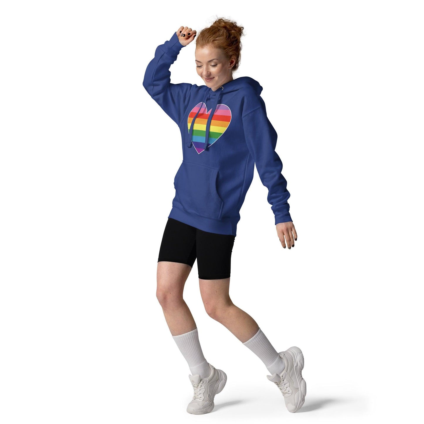 Gilbert Baker's Heart Hoodie - Hoodie - Free 2 B