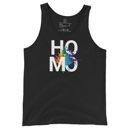 Graffiti "HOMO" Tank Top - Tank Top - Free 2 B