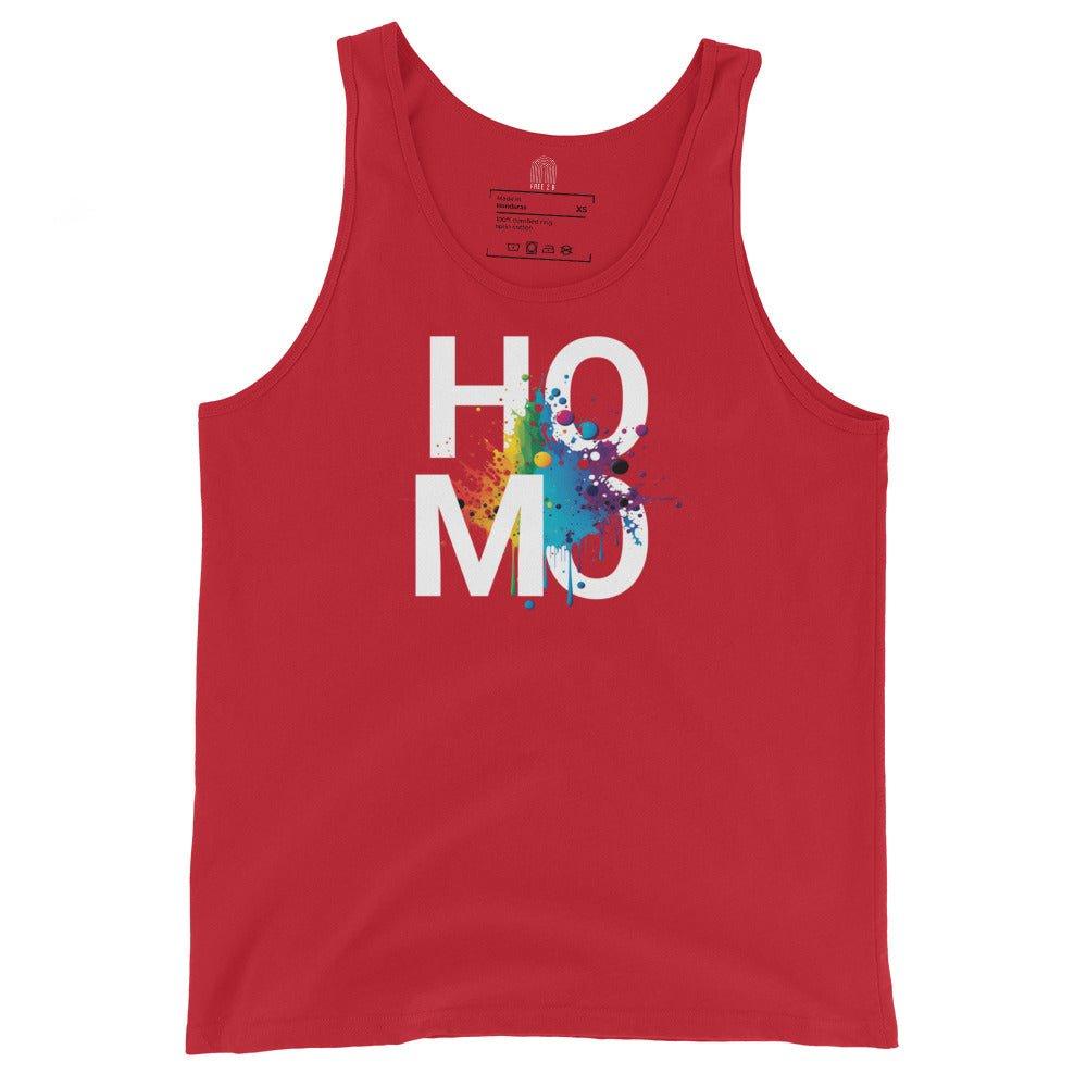 Graffiti "HOMO" Tank Top - Tank Top - Free 2 B