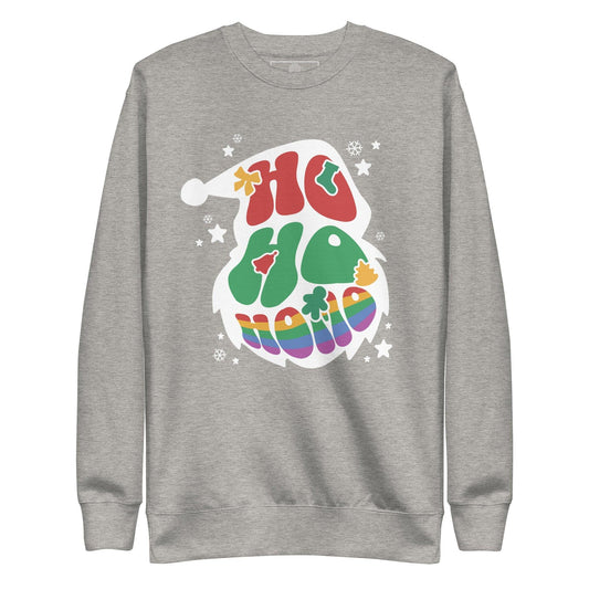 Ho Ho Homo Christmas Sweatshirt - Crewneck Sweatshirt - Free 2 B