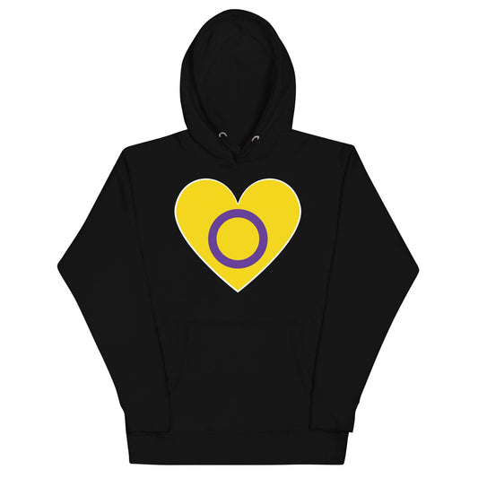 Intersex Heart Hoodie - Hoodie - Free 2 B