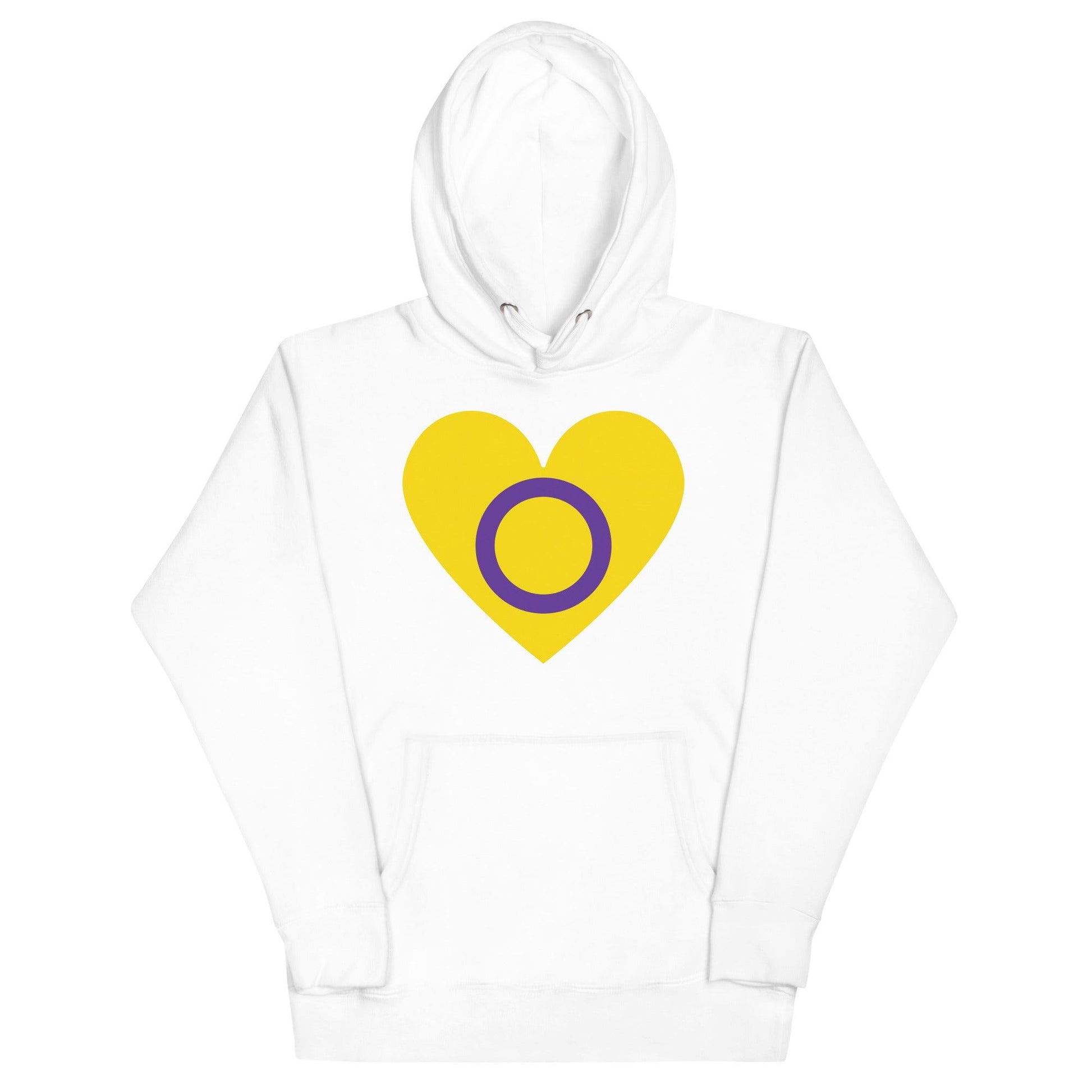 Intersex Heart Hoodie - Hoodie - Free 2 B