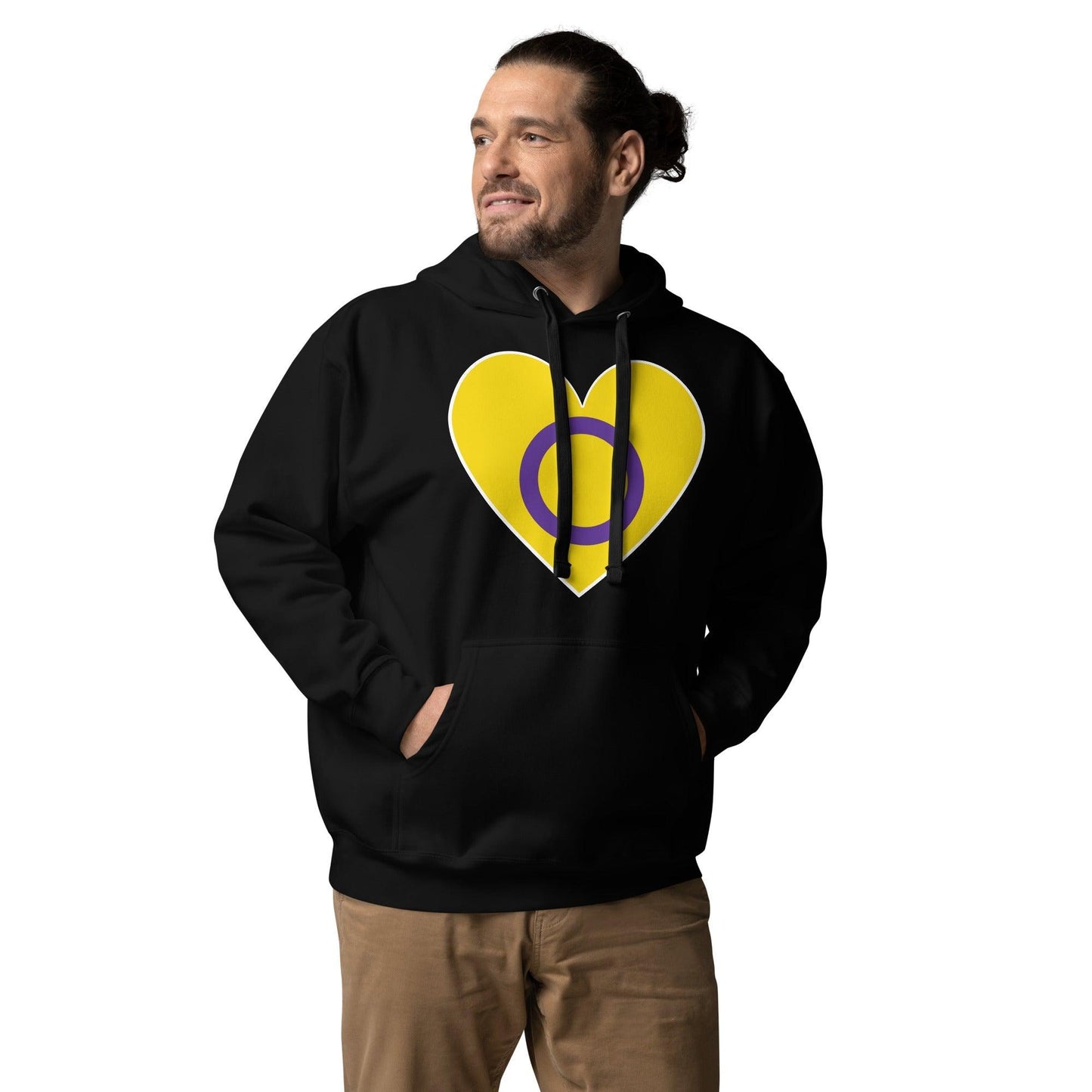 Intersex Heart Hoodie - Hoodie - Free 2 B