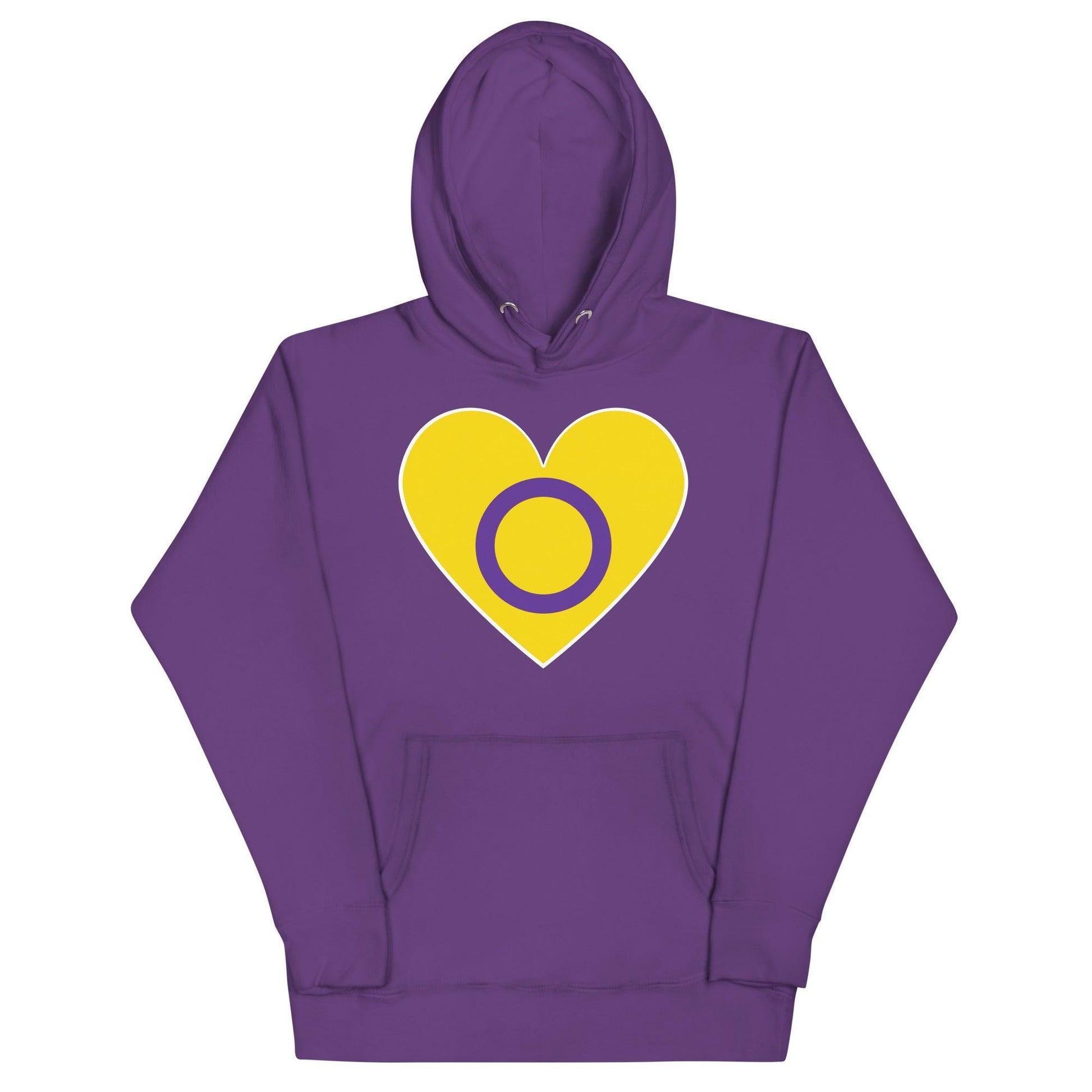 Intersex Heart Hoodie - Hoodie - Free 2 B