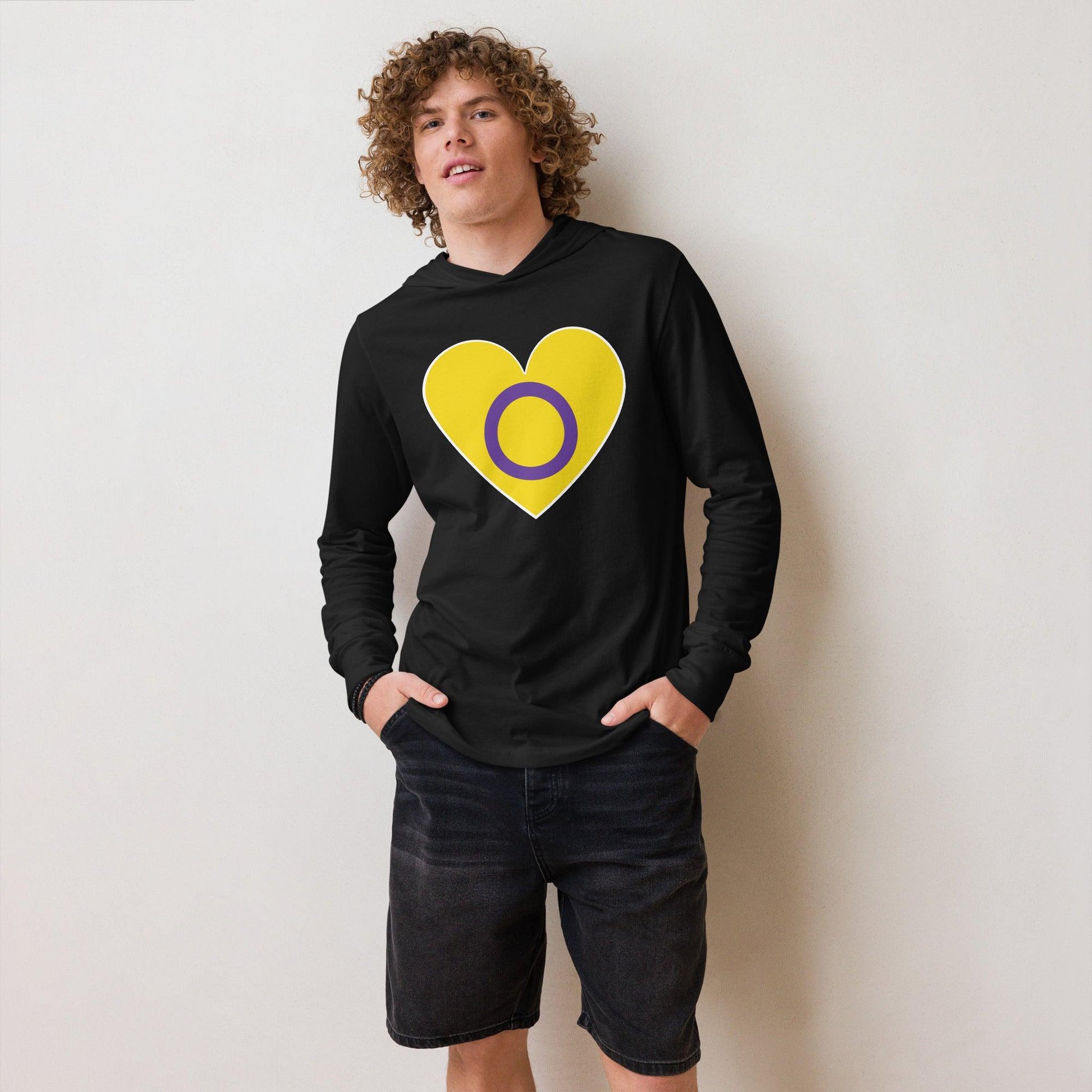 Intersex Heart Long Sleeve Shirt - Long Sleeve Shirt - Free 2 B