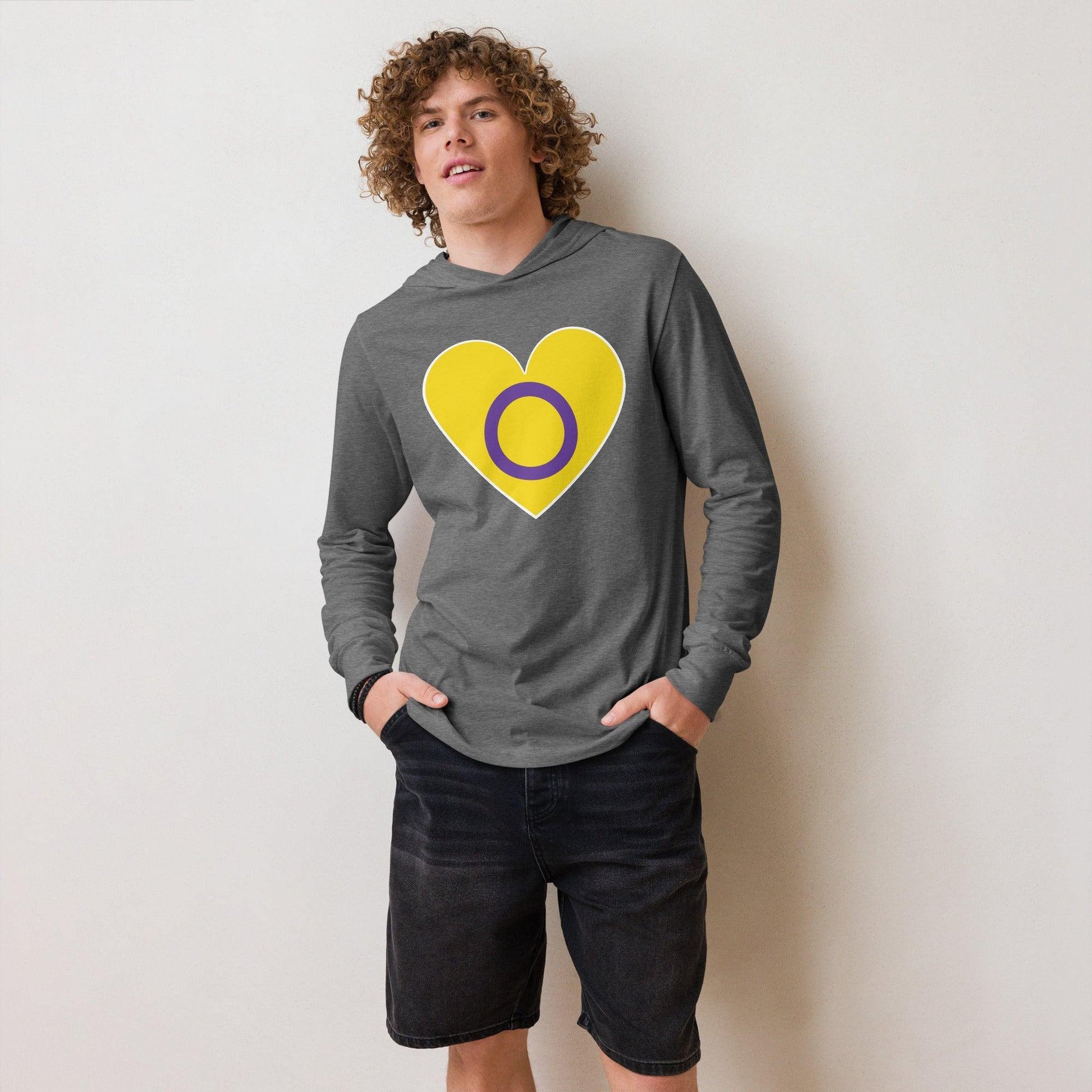 Intersex Heart Long Sleeve Shirt - Long Sleeve Shirt - Free 2 B